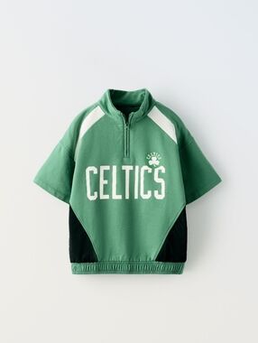 CELTICS NBA SWEATSHIRT GREEN SIZE 4 YEARS